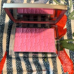 Dior Rose Pink Pressed Powder Blush Compact